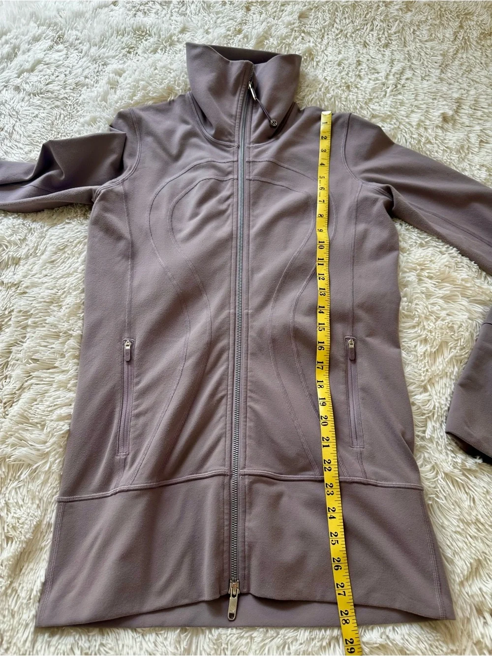Lululemon In Stride Jacket Violet Verbena Purple Luon Running Jacket Size: 6